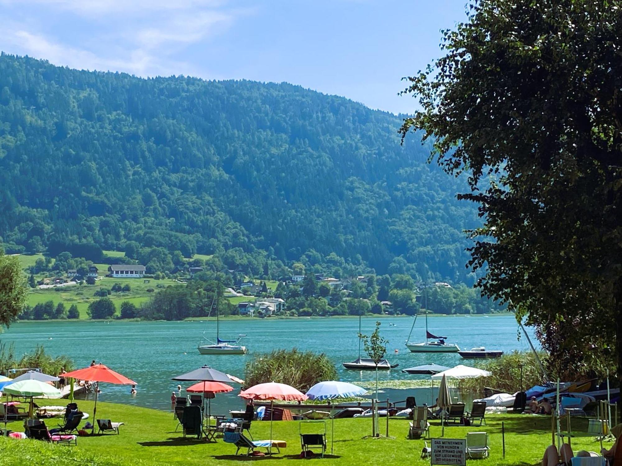 Rosebeach Appartement Am Ossiachersee Und Gerlitzen Skipiste Bodensdorf Exterior photo